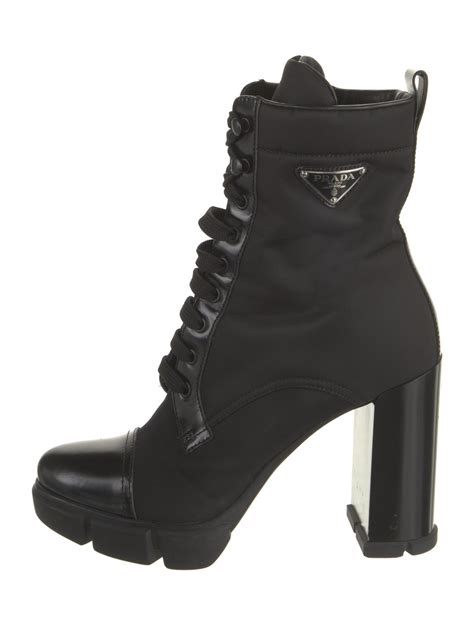 prada combat boots dames